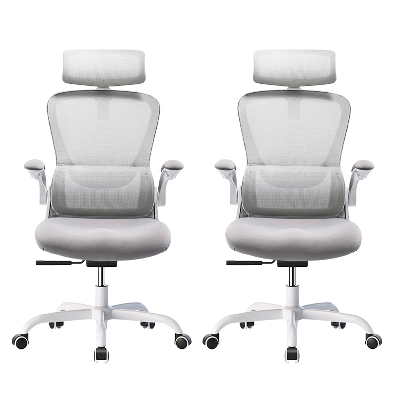 Silla de escritorio de brazos extraíbles modernos sin angustia silla de diapositivas ergonómica con ruedas