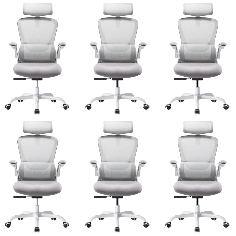 Silla de escritorio de brazos extraíbles modernos sin angustia silla de diapositivas ergonómica con ruedas