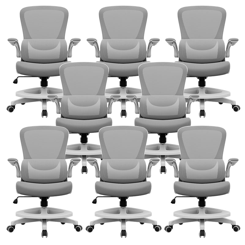 Silla de escritorio de brazos extraíbles modernos sin angustia silla de diapositivas ergonómica con ruedas