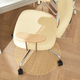 Modernism Fixed Arms Office Chair Desk Chair with Wheels for Home Clearhalo 'furn' 'furn_office_chair' 'Furniture' 'Office Chairs' 'Office Furniture' 'office_chair' 7647941