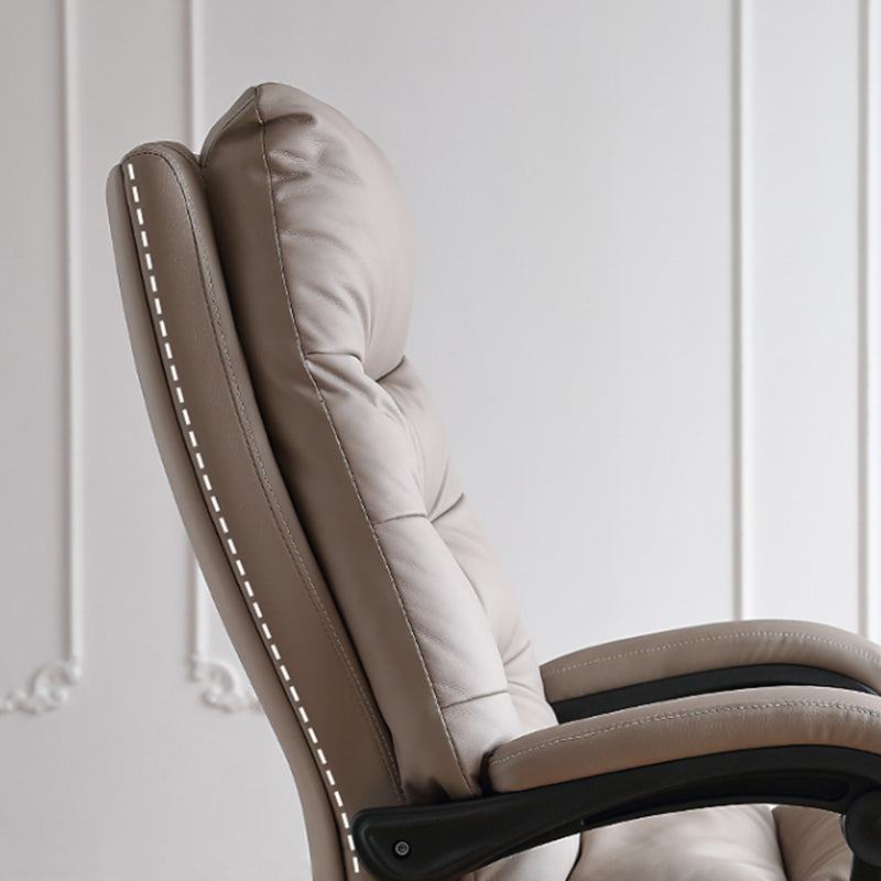 Sedia moderna per ufficio ad armi imbottite senza angoscia sedia da scivolo ergonomico con ruote