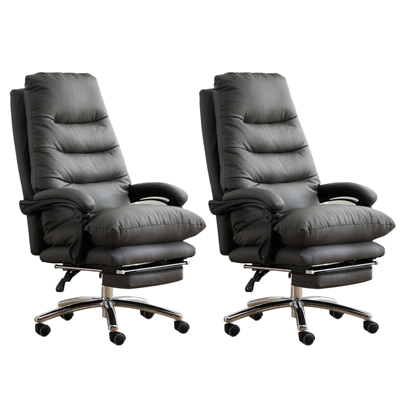 Sedia moderna per ufficio ad armi imbottite senza angoscia sedia da scivolo ergonomico con ruote