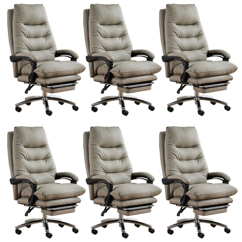 Sedia moderna per ufficio ad armi imbottite senza angoscia sedia da scivolo ergonomico con ruote