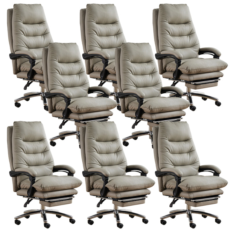 Sedia moderna per ufficio ad armi imbottite senza angoscia sedia da scivolo ergonomico con ruote