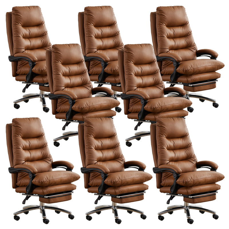 Sedia moderna per ufficio ad armi imbottite senza angoscia sedia da scivolo ergonomico con ruote