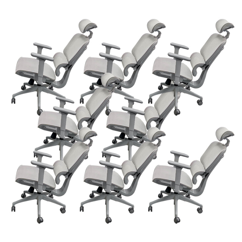 Modern Adjustable Office Chair Distressing Ergonomic Desk Chair with Wheels