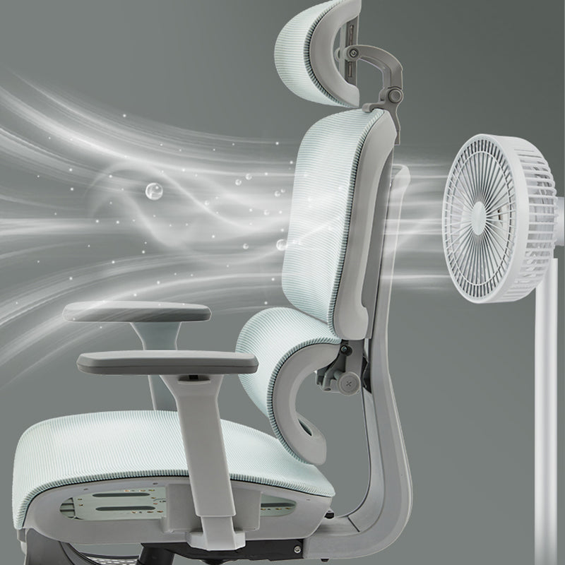 Modern Adjustable Office Chair Distressing Ergonomic Desk Chair with Wheels