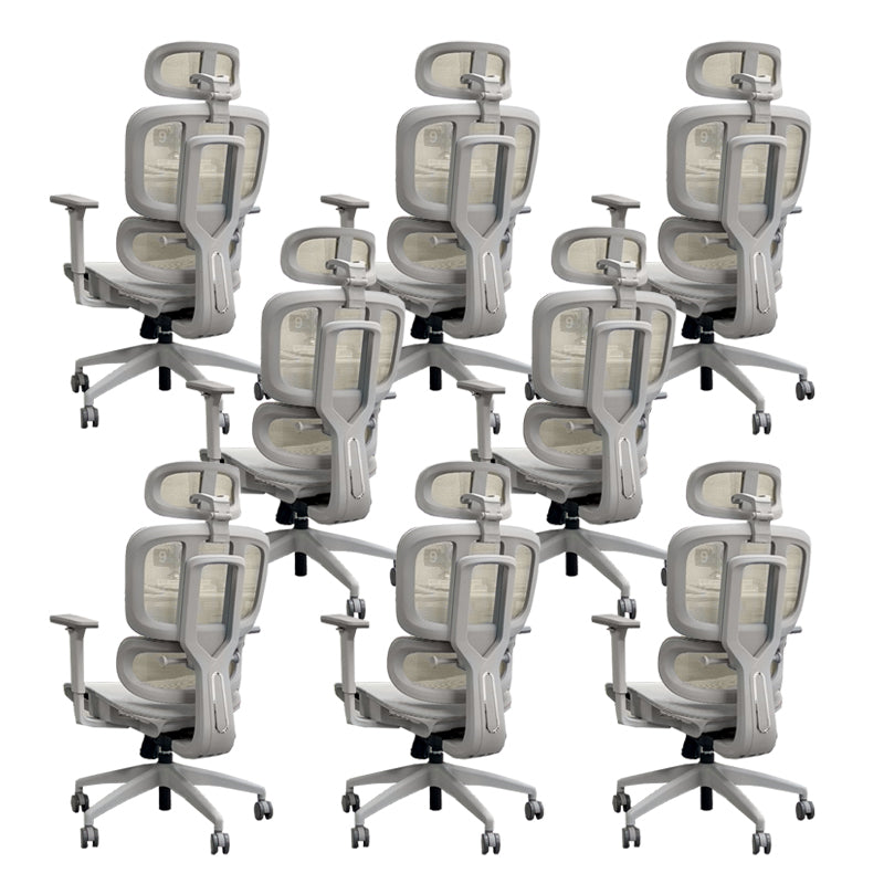 Modern Adjustable Office Chair Distressing Ergonomic Desk Chair with Wheels