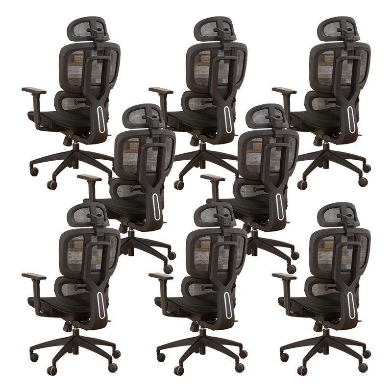 Modern Adjustable Office Chair Distressing Ergonomic Desk Chair with Wheels