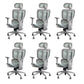 Modern Adjustable Office Chair Distressing Ergonomic Desk Chair with Wheels