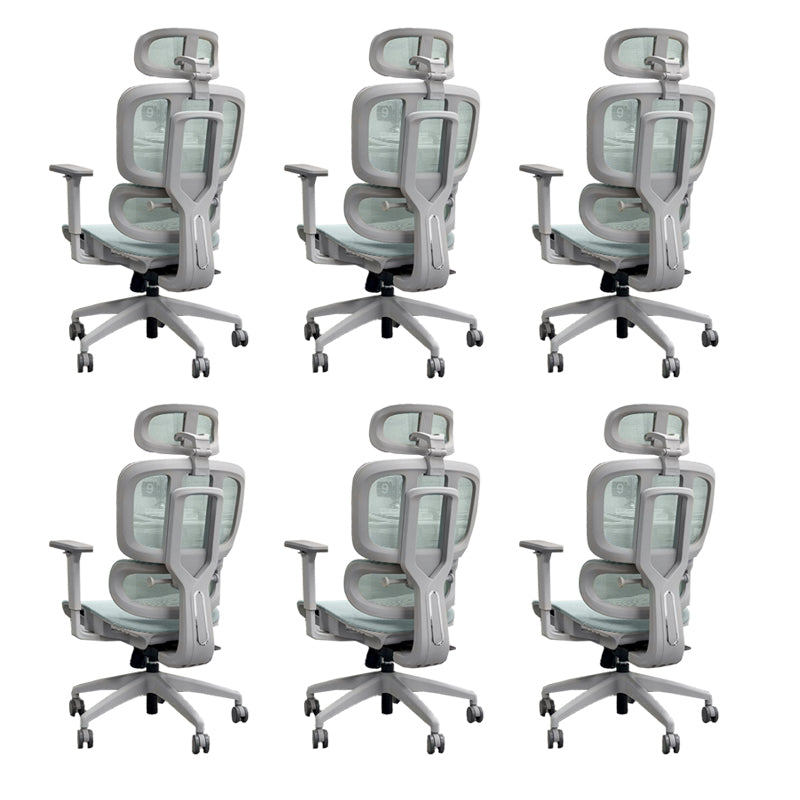 Modern Adjustable Office Chair Distressing Ergonomic Desk Chair with Wheels