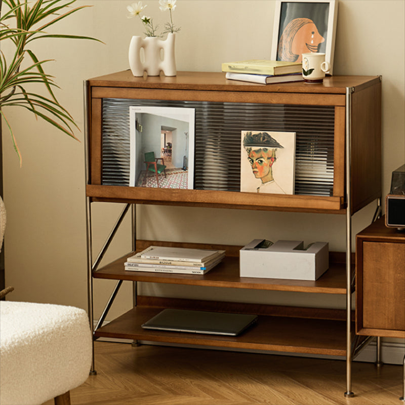 Libreria in legno solido in stile moderno libreria verticale con scaffali