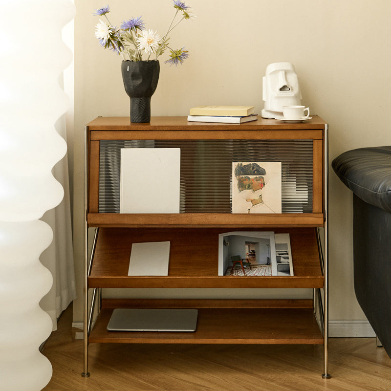 Libreria in legno solido in stile moderno libreria verticale con scaffali