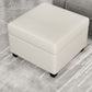 Contemporary Storage Ottomans Square Leather Storage Ottomans with Legs Clearhalo 'furn' 'furn_ottomans_poufs' 'Furniture' 'Living Room Furniture' 'Ottomans & Poufs' 'ottomans_poufs' 7648285