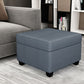 Contemporary Storage Ottomans Square Leather Storage Ottomans with Legs Clearhalo 'furn' 'furn_ottomans_poufs' 'Furniture' 'Living Room Furniture' 'Ottomans & Poufs' 'ottomans_poufs' 7648289