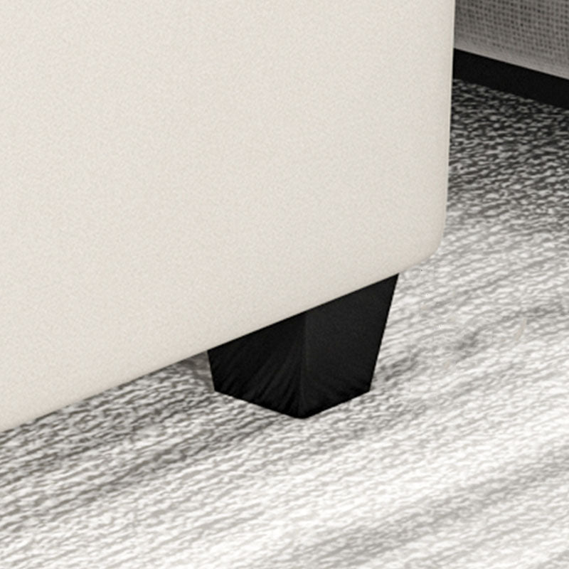 Contemporary Storage Ottomans Square Leather Storage Ottomans with Legs Clearhalo 'furn' 'furn_ottomans_poufs' 'Furniture' 'Living Room Furniture' 'Ottomans & Poufs' 'ottomans_poufs' 7648296