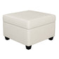 Contemporary Storage Ottomans Square Leather Storage Ottomans with Legs Clearhalo 'furn' 'furn_ottomans_poufs' 'Furniture' 'Living Room Furniture' 'Ottomans & Poufs' 'ottomans_poufs' 7648300