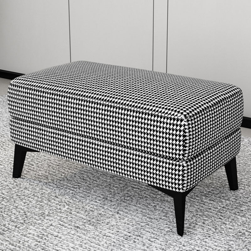 Modernismus Lederspeicher Ottomanen Rechteck Speicher Osmanen mit Beinen für Wohnzimmer