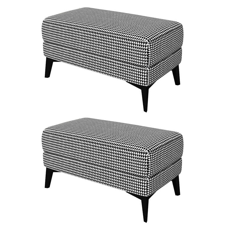 Modernismus Lederspeicher Ottomanen Rechteck Speicher Osmanen mit Beinen für Wohnzimmer