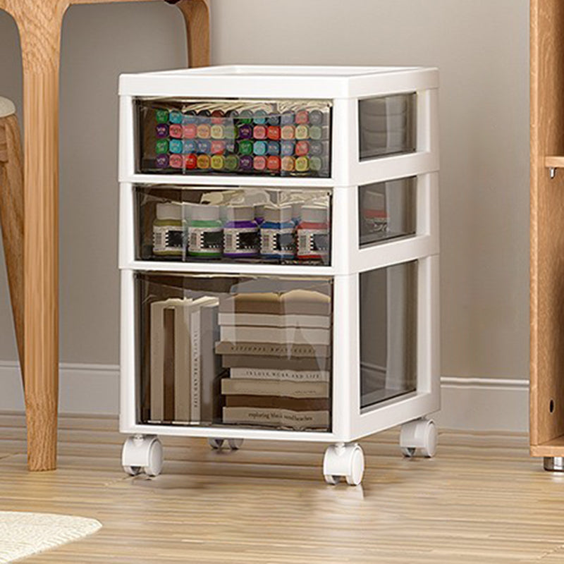 Modern Plastic File Cabinet Drawers Storage File Cabinet for Office