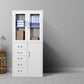 Contemporary Glass Storage File Cabinet Shelves Locking File Cabinet