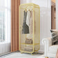 Bedroom Metal Wardrobe Cabinet Industrial Storage Cabinet with Garment Rod