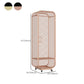 Bedroom Metal Wardrobe Cabinet Industrial Storage Cabinet with Garment Rod