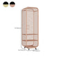 Bedroom Metal Wardrobe Cabinet Industrial Storage Cabinet with Garment Rod