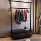 Contemporary Movable Wardrobe Wooden Bedroom Armoire with Drawers Clearhalo 'Armoires & Wardrobes' 'armoires_wardrobes' 'Bedroom Furniture' 'furn' 'furn_armoires_wardrobes' 'Furniture' 7648552