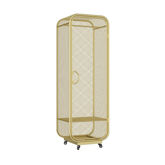 Armario de metal estilo industrial dormitorio armario rectangular armario