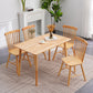 Contemporary Solid Wood Rectangular Dining Table for Dining Room