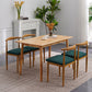 Contemporary Solid Wood Rectangular Dining Table for Dining Room