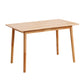 Contemporary Solid Wood Rectangular Dining Table for Dining Room