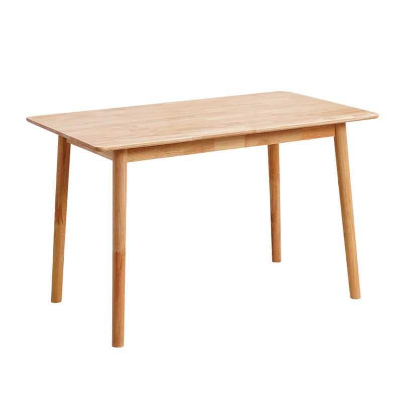 Contemporary Solid Wood Rectangular Dining Table for Dining Room