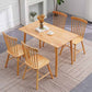 Contemporary Solid Wood Rectangular Dining Table for Dining Room