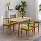 Contemporary Solid Wood Rectangular Dining Table for Dining Room