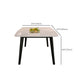 Rectangular Dining Room Table Stone Tabletop with Solid Wood Legs Clearhalo 'Dining Tables & Seating' 'Dining Tables' 'dining_table' 'furn' 'furn_dining_table' 'Furniture' 'Kitchen & Dining Furniture' 7649453