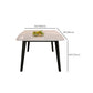 Rectangular Dining Room Table Stone Tabletop with Solid Wood Legs Clearhalo 'Dining Tables & Seating' 'Dining Tables' 'dining_table' 'furn' 'furn_dining_table' 'Furniture' 'Kitchen & Dining Furniture' 7649458