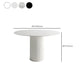 Modern Round Dining Table for 2 Persons Wooden Pedestal Base Clearhalo 'Dining Tables & Seating' 'Dining Tables' 'dining_table' 'furn' 'furn_dining_table' 'Furniture' 'Kitchen & Dining Furniture' 7649475