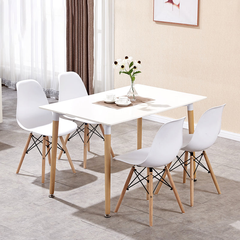 Rectangular Dining Table Modern Wood Tabletop for Living Room Clearhalo 'Dining Tables & Seating' 'Dining Tables' 'dining_table' 'furn' 'furn_dining_table' 'Furniture' 'Kitchen & Dining Furniture' 7649496