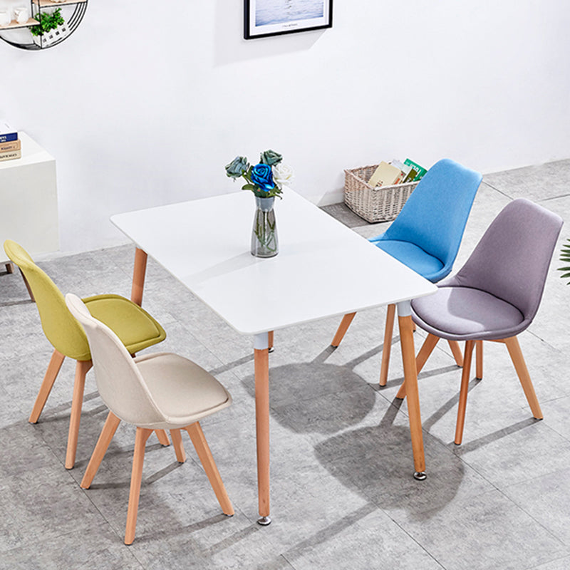 Rectangular Dining Table Modern Wood Tabletop for Living Room Clearhalo 'Dining Tables & Seating' 'Dining Tables' 'dining_table' 'furn' 'furn_dining_table' 'Furniture' 'Kitchen & Dining Furniture' 7649507