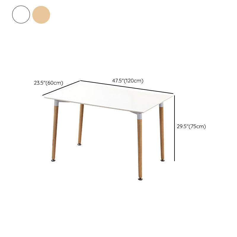Rectangular Dining Table Modern Wood Tabletop for Living Room Clearhalo 'Dining Tables & Seating' 'Dining Tables' 'dining_table' 'furn' 'furn_dining_table' 'Furniture' 'Kitchen & Dining Furniture' 7649508