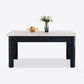 Contemporary Style Rectangle Marble Fixed Dinner Table with 4 Legs Clearhalo 'Dining Tables & Seating' 'Dining Tables' 'dining_table' 'furn' 'furn_dining_table' 'Furniture' 'Kitchen & Dining Furniture' 7649592