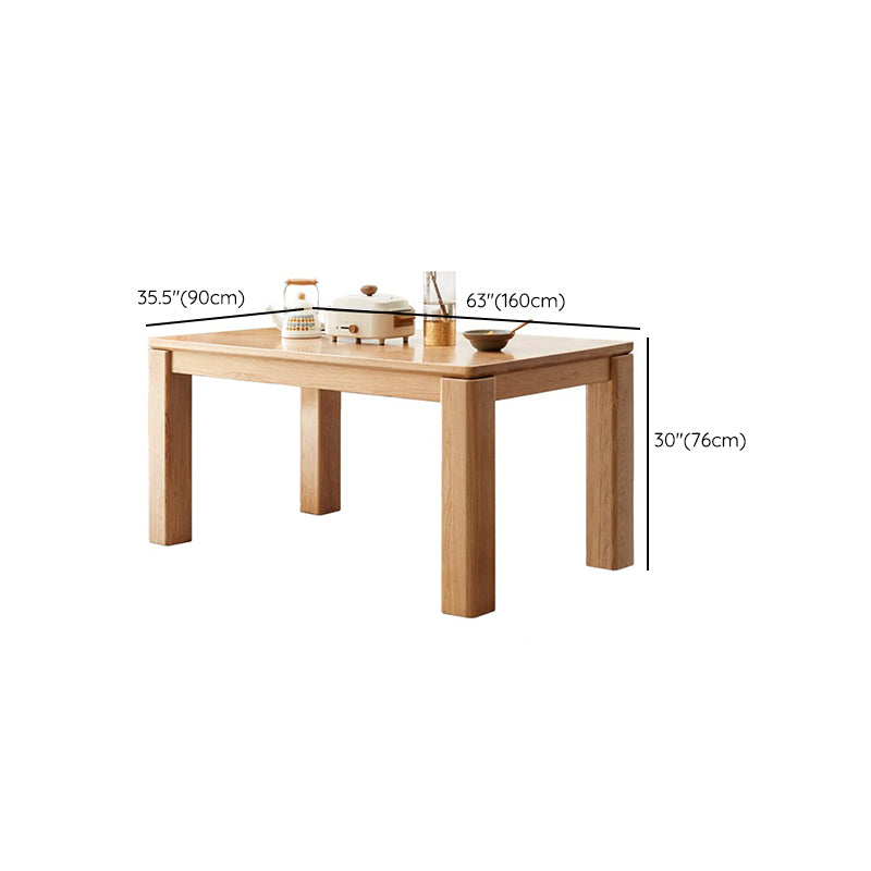 1/4/5 pezzi moderni moderni set di mobili da pranzo in legno solido in legno solido