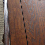 Rustic Style Solid Wood Set of 7 Dinette Table with Upholstered Chair Clearhalo 'Dining Room Sets' 'Dining Tables & Seating' 'dining_room_set' 'furn' 'furn_dining_room_set' 'Furniture' 'Kitchen & Dining Furniture' 7649781