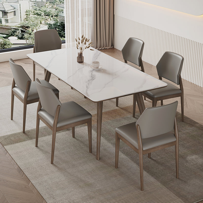 1/5/7 pezzi mobili mobili da pranzo standard in pietra di pietra moderna moderna mobili