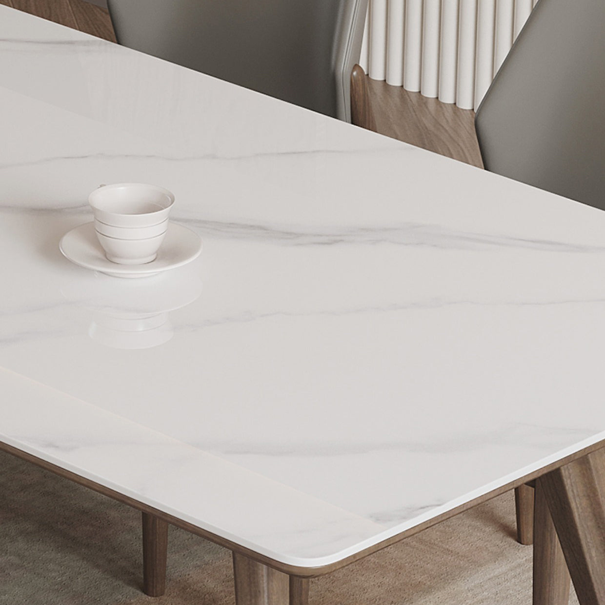 1/5/7 pezzi mobili mobili da pranzo standard in pietra di pietra moderna moderna mobili