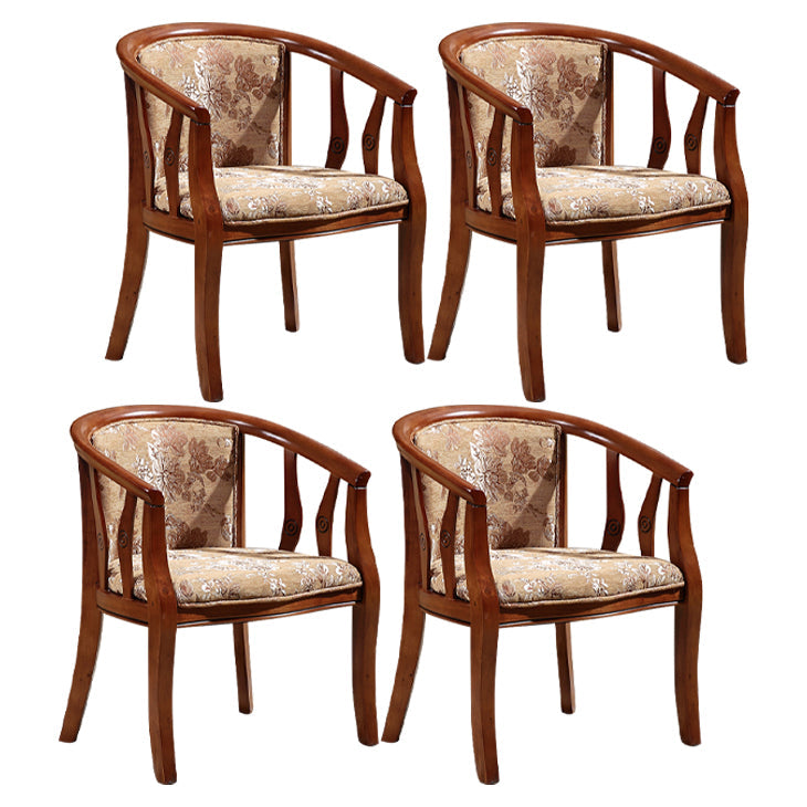 Sedia da pranzo tradizionale sedia a braccio da pranzo in legno massiccio per hotel
