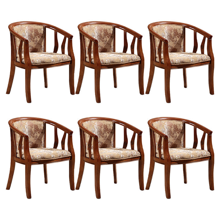 Sedia da pranzo tradizionale sedia a braccio da pranzo in legno massiccio per hotel