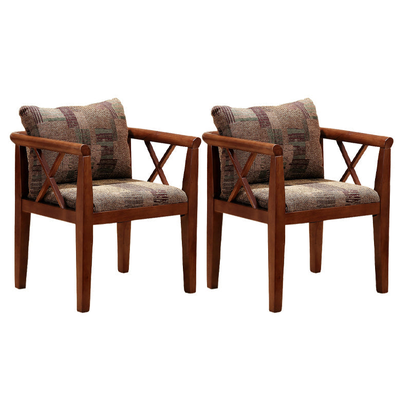 Sedia da pranzo tradizionale sedia a braccio da pranzo in legno massiccio per hotel